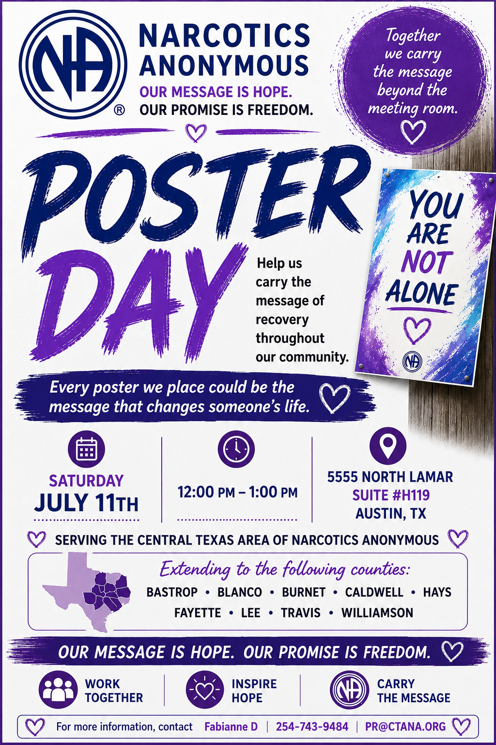 CTANA Poster Day @ Recovery First ATX | Austin | Texas | United States