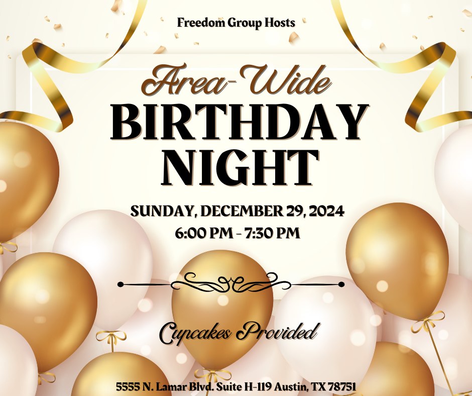 Area Wide Birthday Night December 2024
