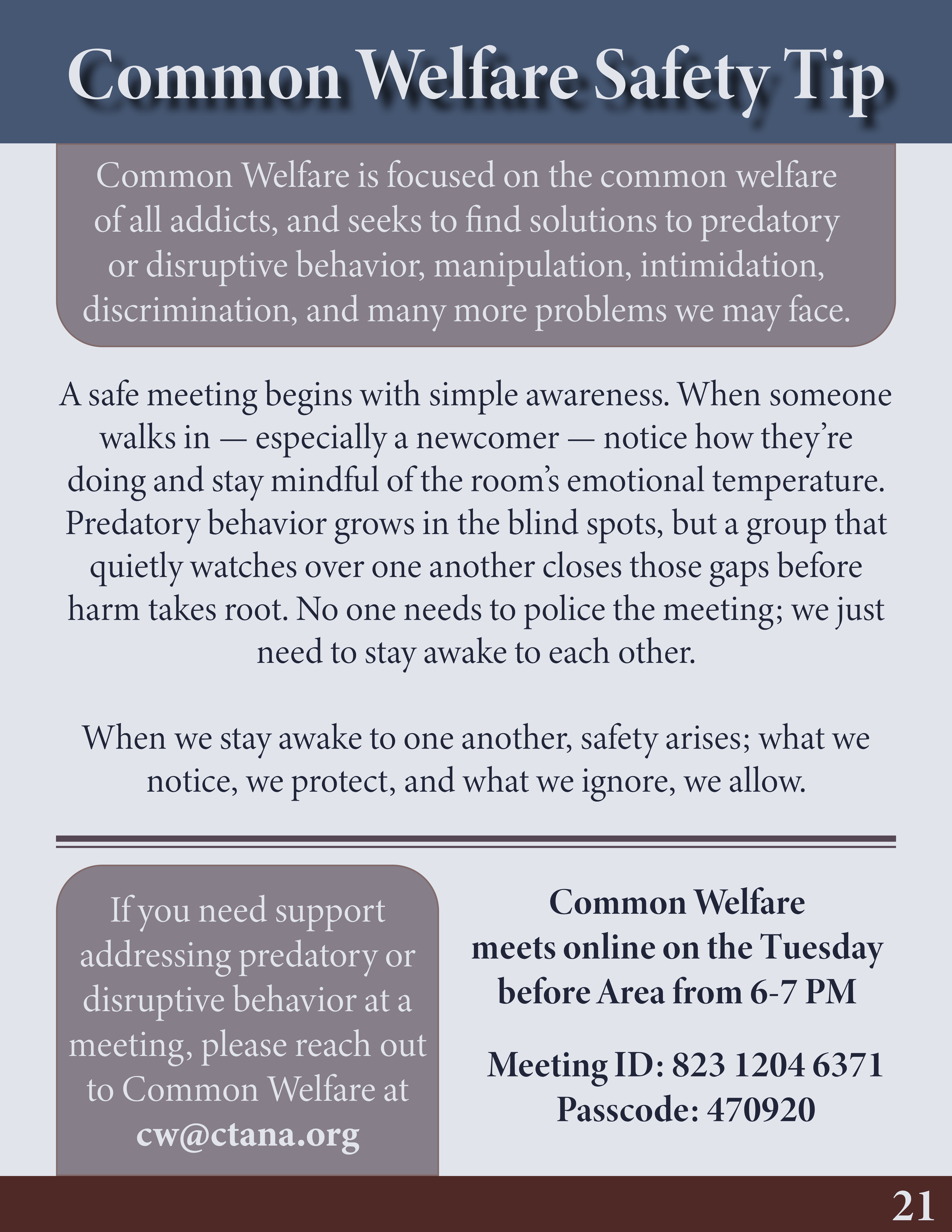 CTANA Newsletter Winter 2025-24